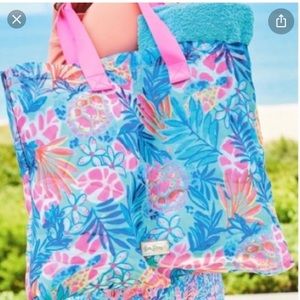 🌺Last One!🌺 NWT Lilly Pulitzer Oversized Mesh Beach/Shopper Tote